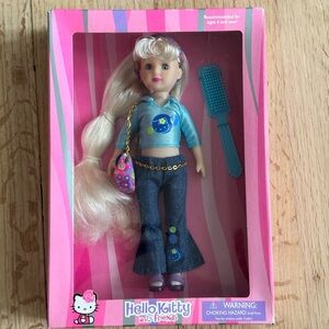 Hello Kitty and Her lil Friends - blonde girl in blue